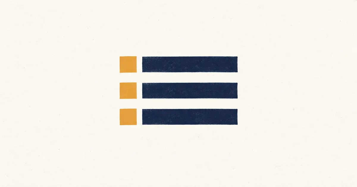 Navy bars with saffron squares, shown as a preview